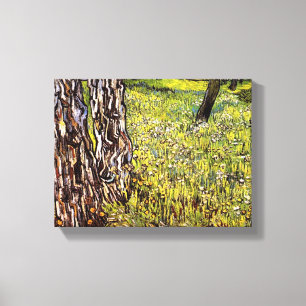 Toile Vincent Van Gogh - Pins et Pissenlits