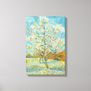 Toile Vincent van Gogh - Poche rose en fleurs