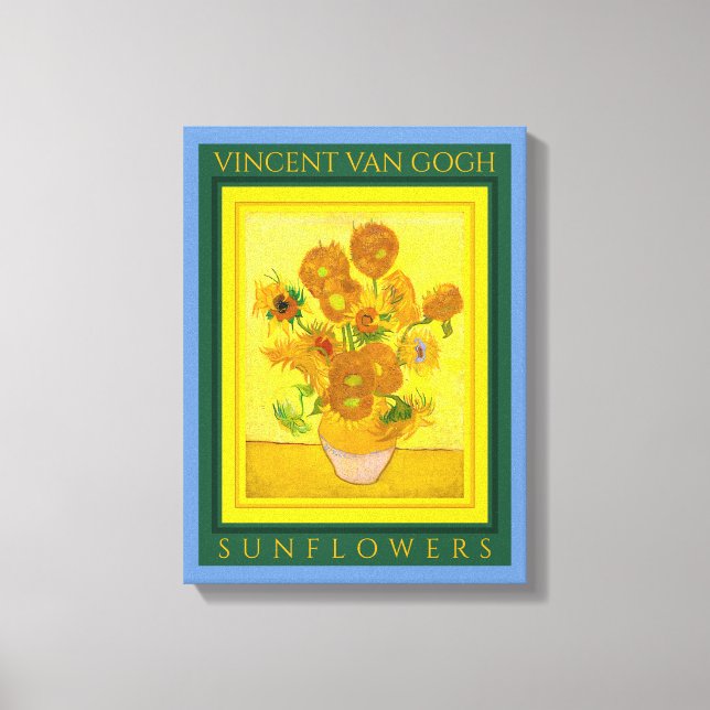 Toile VINCENT VAN GOGH ...SFNULOWERS Canvas Imprimer (Recto)