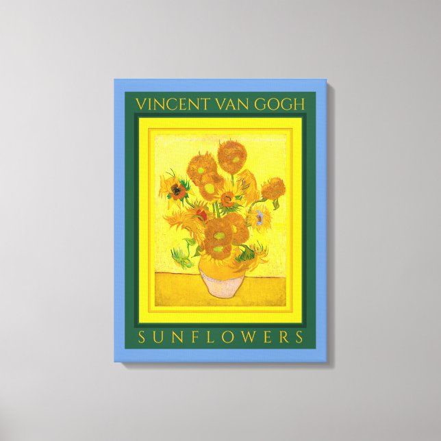 Toile VINCENT VAN GOGH ...SFNULOWERS Canvas Imprimer (Recto)