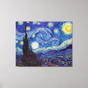 Toile VINCENT VAN GOGH - Starry night 1889