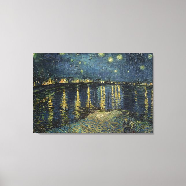 Toile Vincent van Gogh | Starry Night Over the Rhone (Recto)