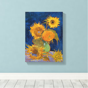 Toile Vincent Van Gogh - Sunflowers, 2e version