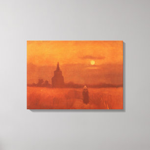 Toile Vincent van Gogh - Vieille tour dans les champs