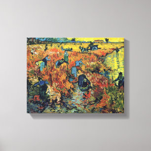 Toile Vincent Van Gogh - Vignoble Rouge À Arles Peinture