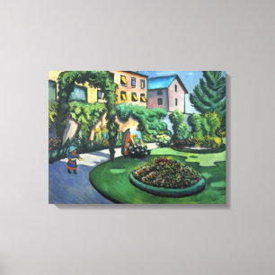 Toile Vintage août Macke Garden Image