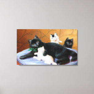 Toile Vintage famille de graisses Sophie Sperlich