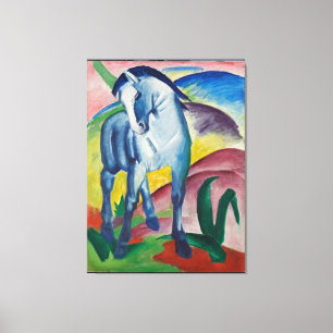 Toile Vintage Franz Marc Blue Horse