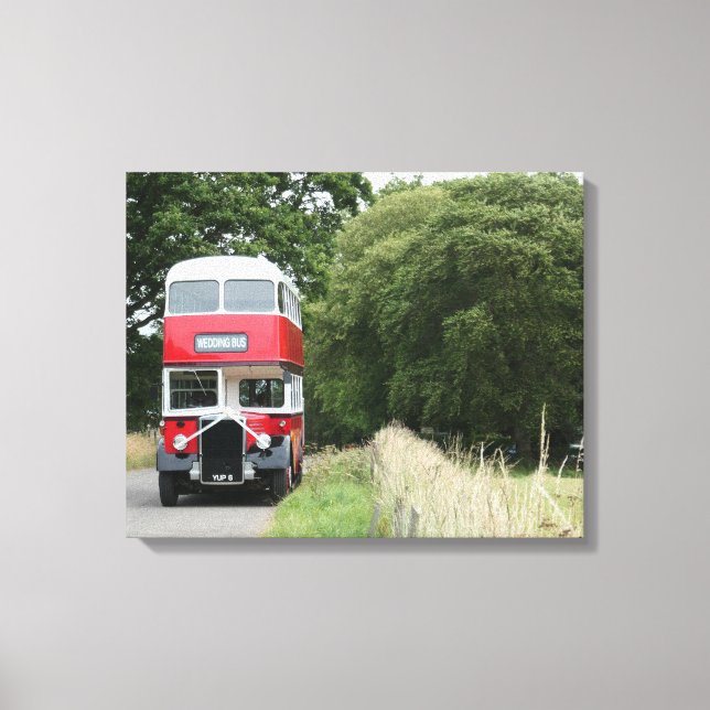 Toile Vintage Leyland Bus (Recto)