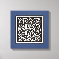 Vintage Monogram F Art Nouveau Letter