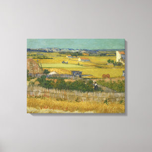 Toile Vintage Van Gogh La Moisson 