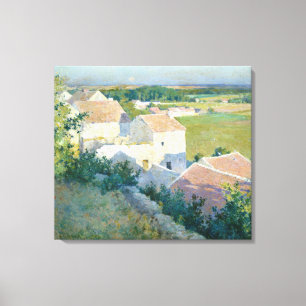 Toile Vintage Willard Metcalf Mid-Summer Twilight