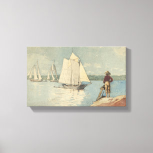 Toile Vintage Winslow Homer Clear Sailing