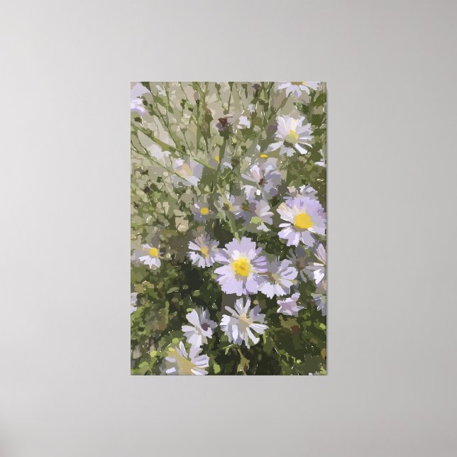 Toile Violet Asters (Recto)