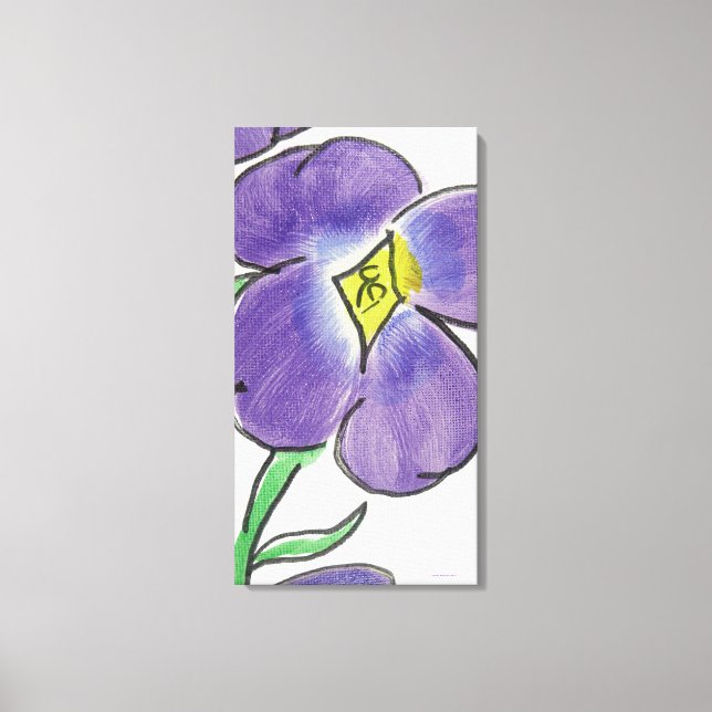 Toile "Violet" D.C.B.-2022 (Recto)