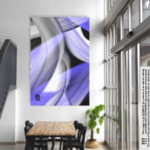 Violet d'art Abstrait Lavender Moon Trend 40 x 60