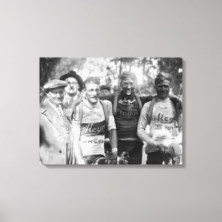 Toile Visages boueux Tour de France 1928 Après l'étape 1