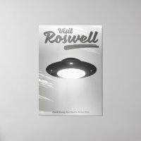 Visitez le poster vintage Roswell UFO