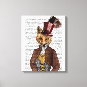 Toile Vivienne Steampunk Fox