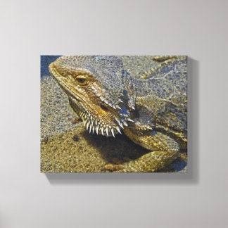Toile Vivre sous le feu - Dragon à l'oreille