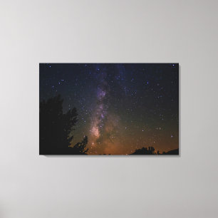Toile Voie lactée ciel nocturne, Californie