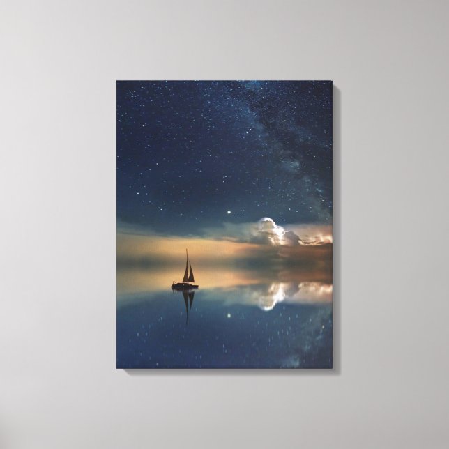 Toile Voile vers les nuages (Recto)
