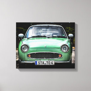 Toile Voiture verte Nissan