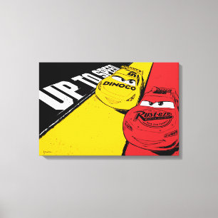 Toile Voitures 3 Lightning McQueen & Cruz Ramirez - Vi
