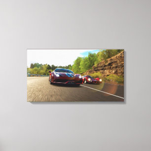 Toile Voitures de course