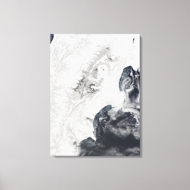 Toile Volcans dans la péninsule centrale du Kamchatka (Recto)