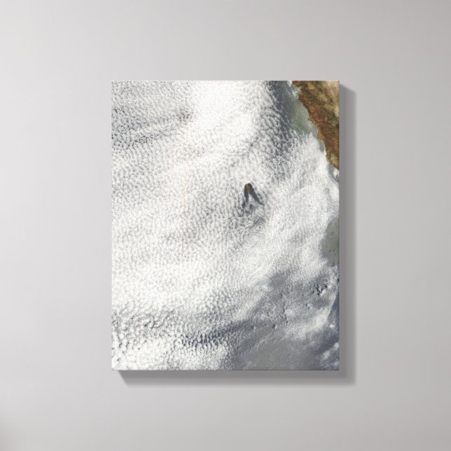 Toile Vortices nuageuses et gloire au large de l'île de  (Recto)