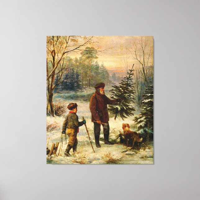 Toile Vorweihnacht de Franz Krüger (19e siècle) (Recto)
