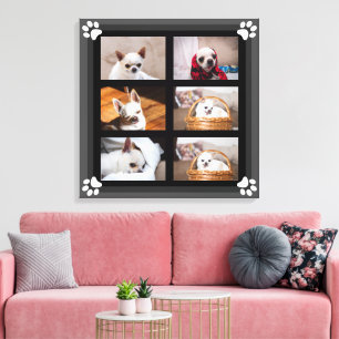 Toile Votre chiot chien de compagnie personnalisation ph
