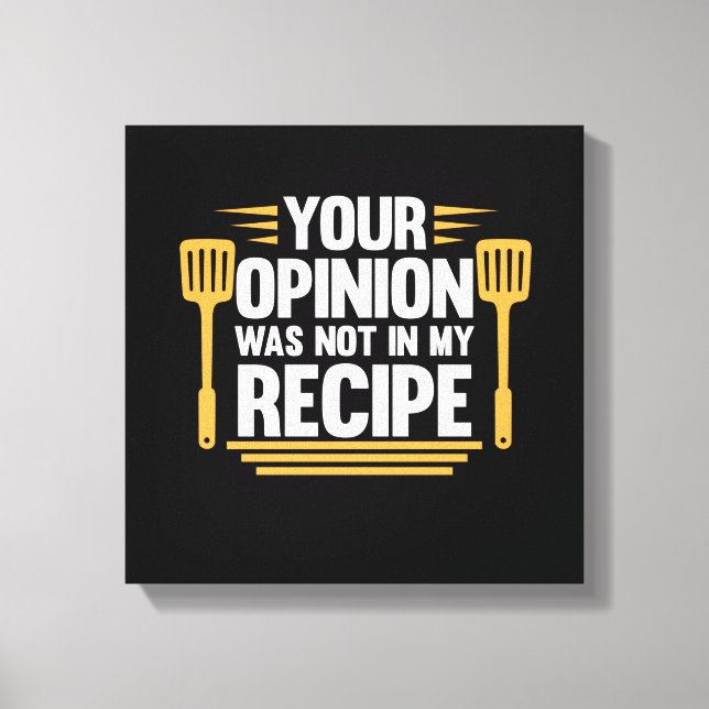 Toile Votre Opinion Pas Dans Recette Cook Chef Cuisine (Recto)