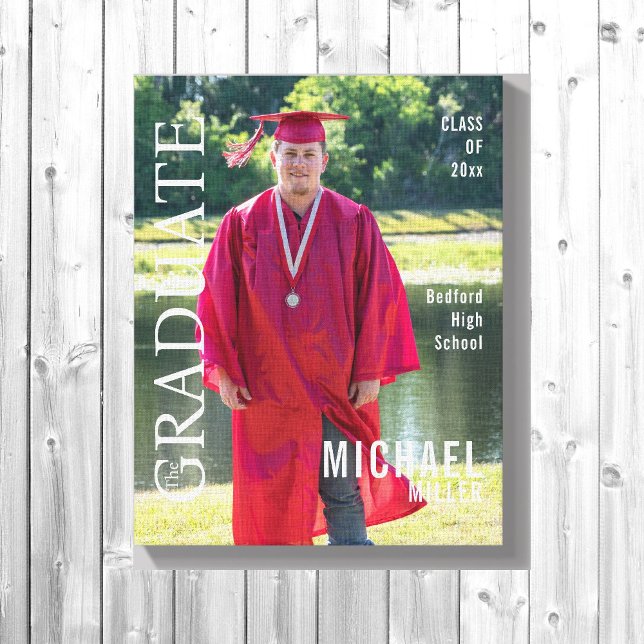 Toile Vous avez fait la couverture de la revue Graduate  (Créateur téléchargé)