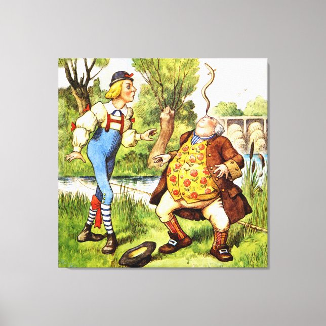 Toile Vous êtes vieux, père William - Alice au pays des  (Recto)