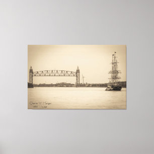 Toile Voyage de Charles W. Morgan trente-huitième