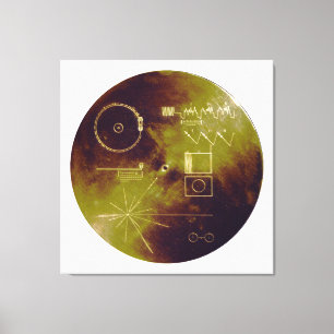 Toile Voyager 1 et 2 Golden Record Sons of Earth