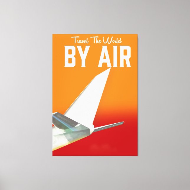 Toile Voyagez dans le monde par Air (Recto)