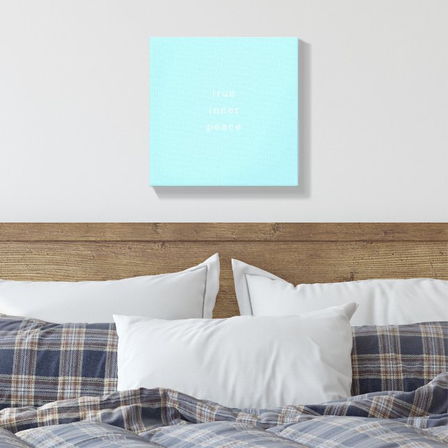 Toile Vraie Paix Intérieure | Minimaliste (Insitu(Chambre))