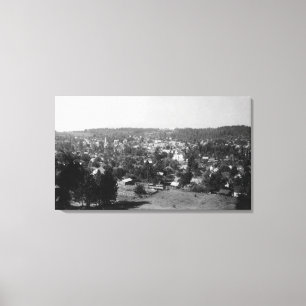 Toile Vue aérienne de CityGrass Valley, CA