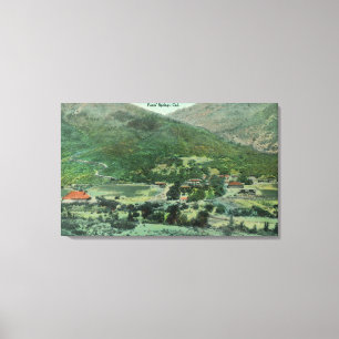 Toile Vue aérienne de la vallée de Sacramento