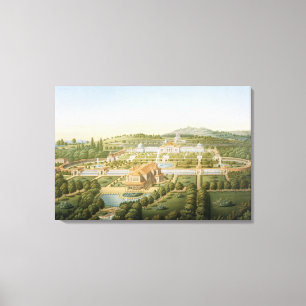 Toile Vue aérienne de la villa du Roi Guillaume de Wurt