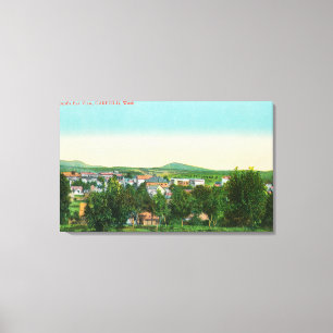 Toile Vue aérienne de la ville 18
