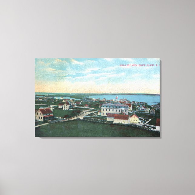Toile Vue aérienne de la ville 4 (Recto)