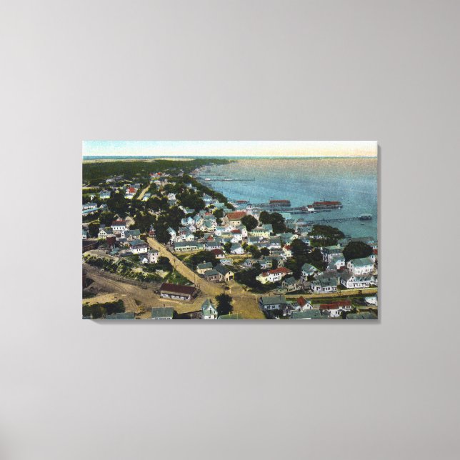 Toile Vue aérienne de la ville de Pèlerm (Recto)