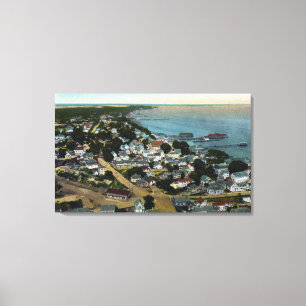 Toile Vue aérienne de la ville de Pèlerm