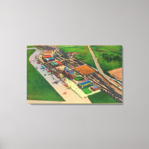 Toile Vue aérienne de Lambert Air FieldSt. Louis, MO