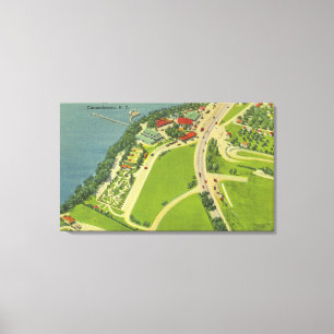 Toile Vue aérienne de parc de Roseland