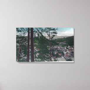 Toile Vue aérienne de TownGuerneville, CA